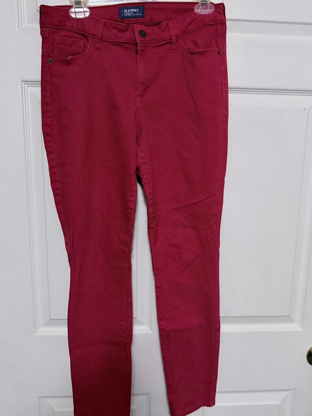 Old Navy Women's Deep Burgundy Skinny Jeans